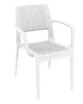 ZOUG - CHAIR CAPRI - WHITE