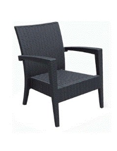 ZOUG - ARMCHAIR MIAMI - DARK GREY