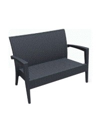 ZOUG - SOFA MIAMI 128*77*89 cm - DARK GREY