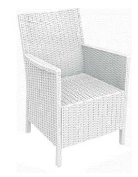 ZOUG -  ARMCHAIR CALIFORNIA - WHITE