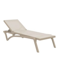 ZOUG - SUNBED PACIFIC - TAUPE/TAUPE