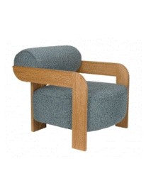 ZU - LOUNGE CHAIR OOLONG OCEAN BLUE