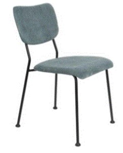 ZU - CHAIR BENSON GREY BLUE