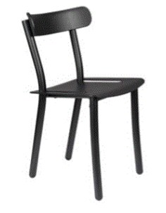 ZU - GARDEN CHAIR FRIDAY BLACK