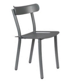ZU - GARDEN CHAIR FRIDAY GREY