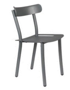 ZU - GARDEN CHAIR FRIDAY GREY