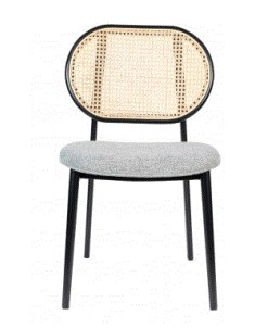 ZU - CHAIR SPIKE NATURAL/GREY