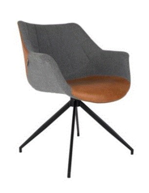 ZU - ARMCHAIR DOULTON VINTAGE BROWN