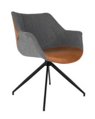 ZU - ARMCHAIR DOULTON VINTAGE BROWN