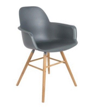 ZU - ARMCHAIR ALBERT KUIP DARK GREY