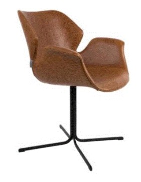 ZU - ARMCHAIR NIKKI ALL BROWN