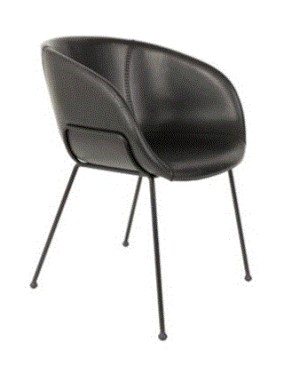 ZU - ARMCHAIR FESTON BLACK