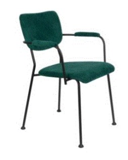 ZU - ARMCHAIR BENSON GREEN
