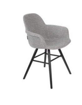 ZU - ARMCHAIR ALBERT KUIP SOFT LIGHT GREY