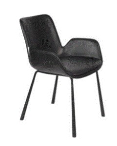 ZU - ARMCHAIR BRIT LL BLACK