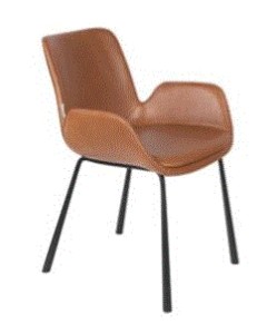 ZU - ARMCHAIR BRIT LL BROWN
