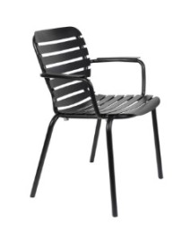 ZU - GARDEN ARMCHAIR VONDEL  BLACK