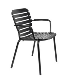 ZU - GARDEN ARMCHAIR VONDEL  BLACK