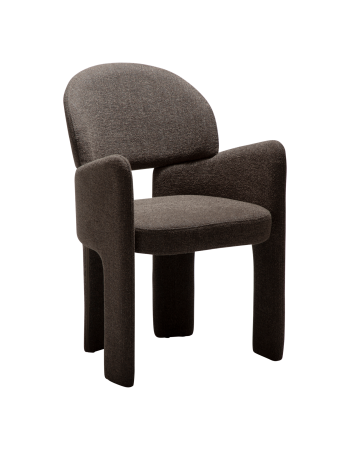 AOLE Armchair | Major Brown Boucle