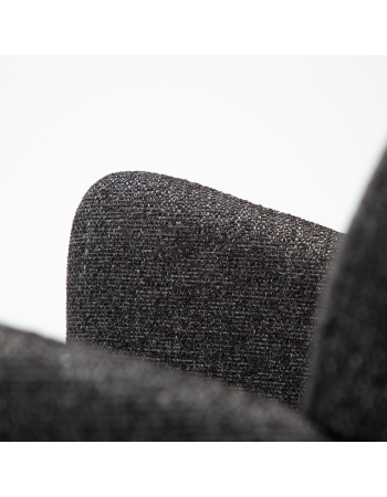 AOLE Armchair | Raven Black Boucle