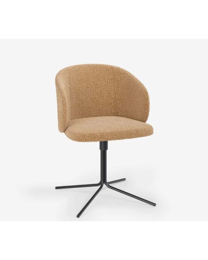 CELESTE-C302  Chair with Rotating Base | Fabric Ronin E35/08 