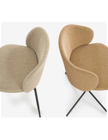 CELESTE-C302  Chair with Rotating Base | Fabric Ronin E35/08 