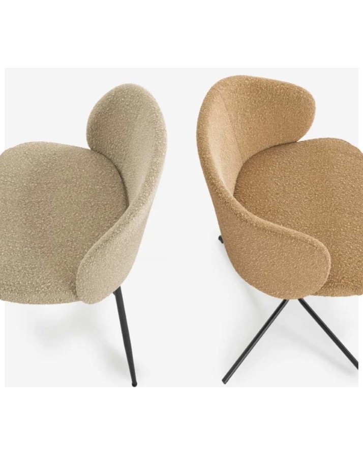 CELESTE-C302  Chair with Rotating Base | Fabric Ronin E35/08 