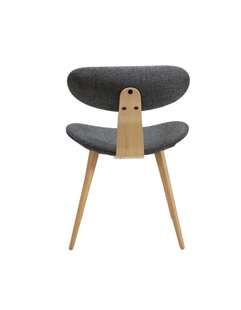 BUCKLE Chair | Pebble Grey Boucle, White Washed Oak legs