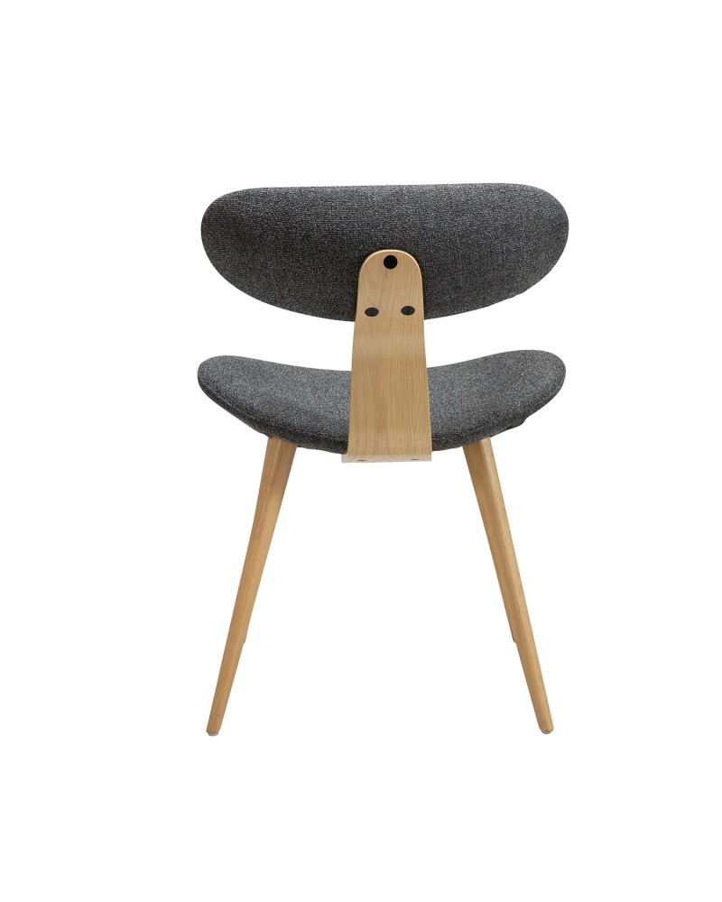 BUCKLE Chair | Pebble Grey Boucle, White Washed Oak legs