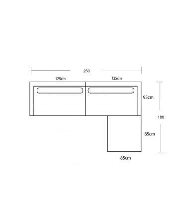 BENITO Sofa 250 x180cm | SCALA 82