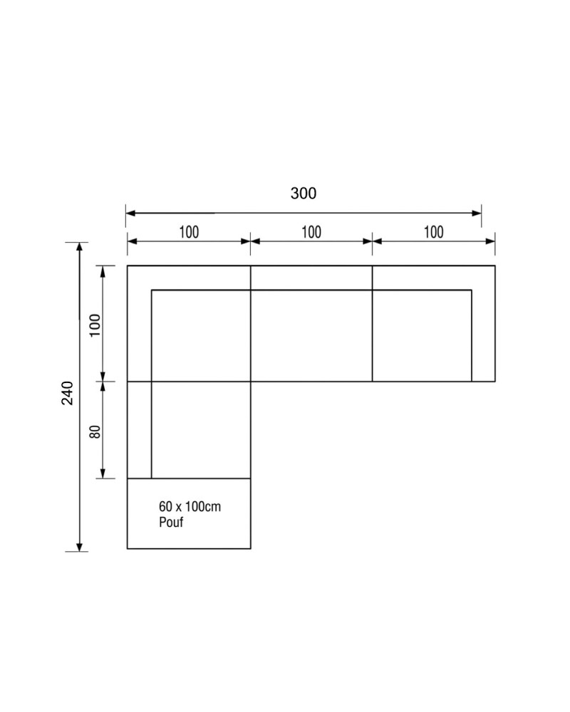 LIME Corner Sofa 280 x 260cm | STORM 97