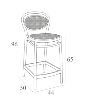 MARCEL Counter Stool 65 | Taupe