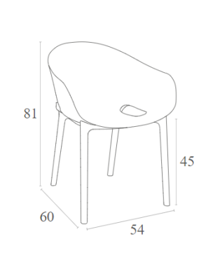 SKY PRO Armchair | Taupe