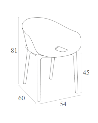 SKY PRO Armchair | Taupe