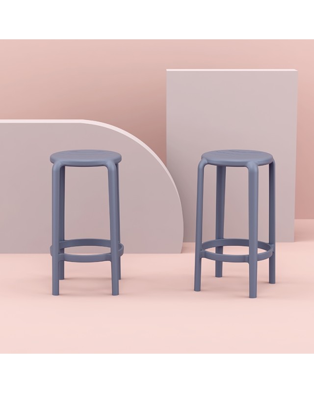 TOM Counter Stool 65 | Dark Grey