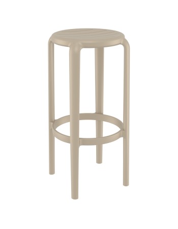 TOM Bar Stool 75 | Taupe