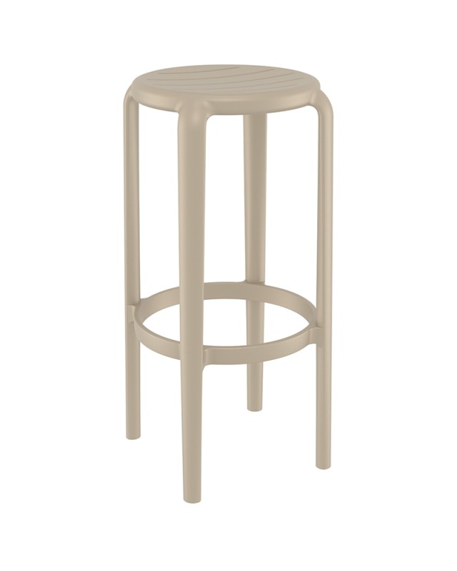 TOM Bar Stool 75 | Taupe