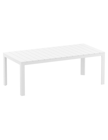 ATLANTIC Table 100x210/280x76cm | White