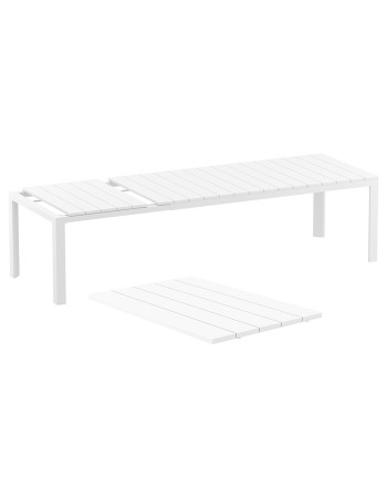 ATLANTIC Table 100x210/280x76cm | White