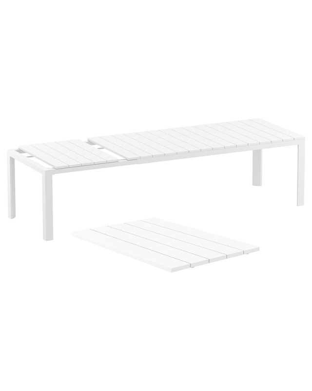 ATLANTIC Table 100x210/280x76cm | White