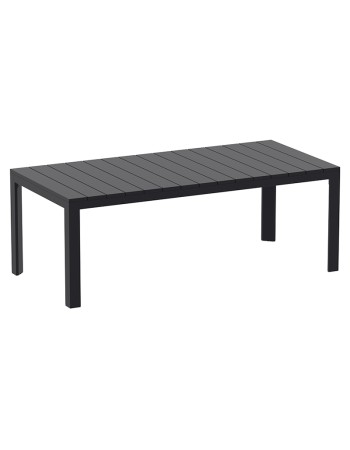 ATLANTIC Table 100x210/280x76cm | Black