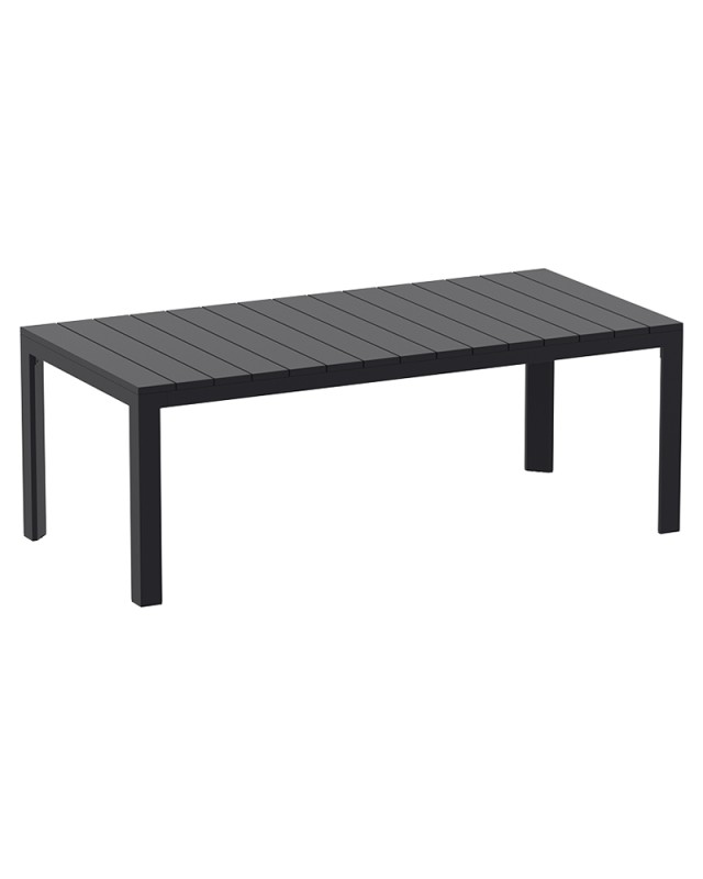 ATLANTIC Table 100x210/280x76cm | Black