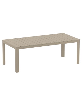ATLANTIC Table 100x210/280x76cm | Taupe