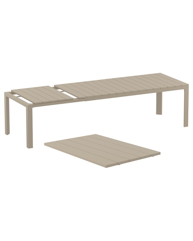 ATLANTIC Table 100x210/280x76cm | Taupe