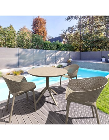 SKY Table 105x74cm | Taupe