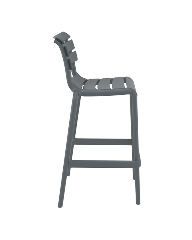 HELEN Bar Stool 75 | Dark Grey