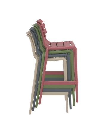 HELEN Bar Stool 75 | Taupe