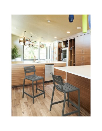 HELEN Counter Stool 65 | Dark Grey