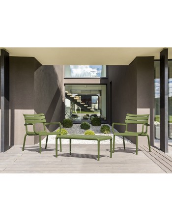 PARIS Coffee Table 90x50x40cm | Olive Green