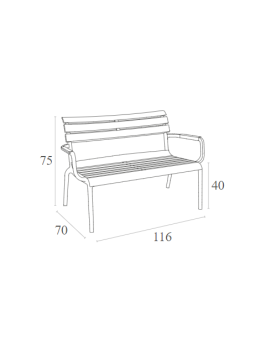 PARIS Lounge Sofa | White